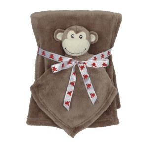 Affe kuscheldecke set (41194)